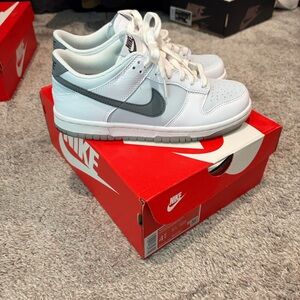 Nike Dunk Low GS -White/smoke grey-pure platinum